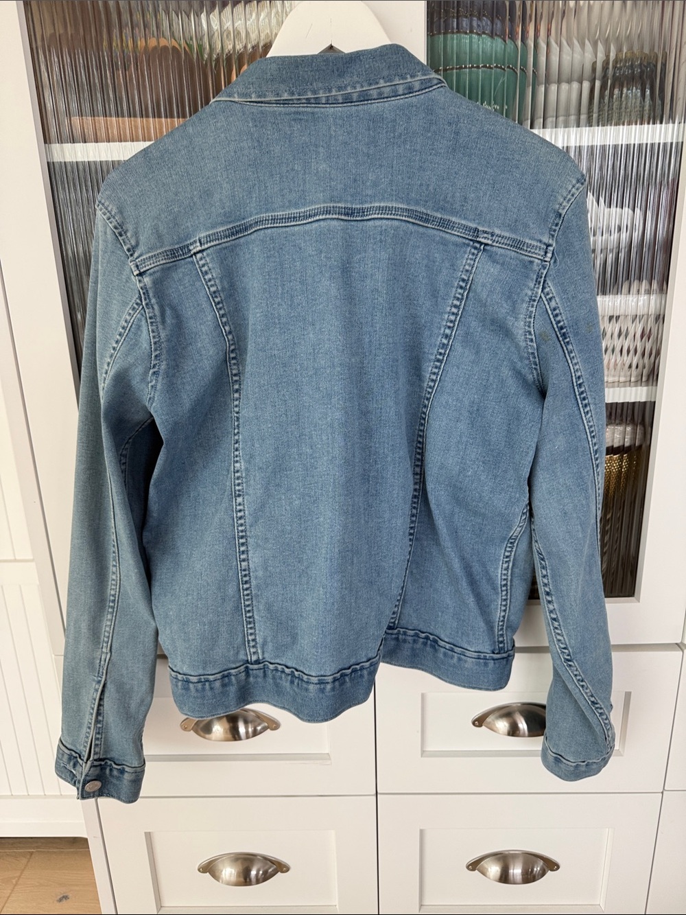 Calvin Klein Jeans Classic Light Blue Denim stretch Jacket - Picture 3 of 10